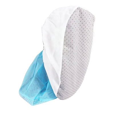 Elastik beyaz su geçirmez ayakkabı kapakları solunumlu tek kullanımlık koruma 100pcs/poşet