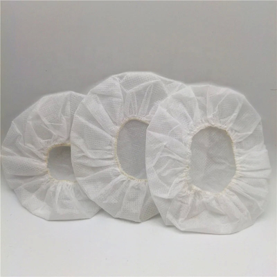 50 pcs/poşet Beyaz dokunulmamış kumaş Tek kullanımlık kulaklık kapağı kulaklıkları toz ve kirden korur