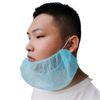 Tek Kullanımlık Dokumasız Sakal Örtüsü 45x20cm Beyaz Siyah Mavi