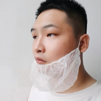 Tek Kullanımlık Dokumasız Sakal Örtüsü 45x20cm Beyaz Siyah Mavi