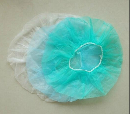 22'' 23'' 24'' Tek Kullanımlık Non Woven Kabarık Şapka ISO Nonwoven Cerrahi Başlık