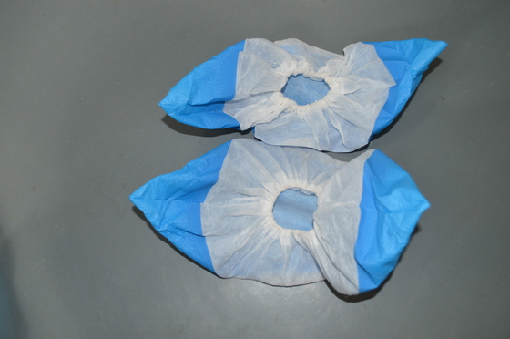Elastik ile PP 30gsm Tek Kullanımlık Polipropilen Dokuma Ayakkabı Örtüsü
