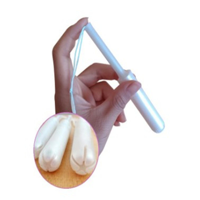 Tampon Uygun Sıhhi Tesisat İçin Rahat Vajinal İlaç Aplikatörü