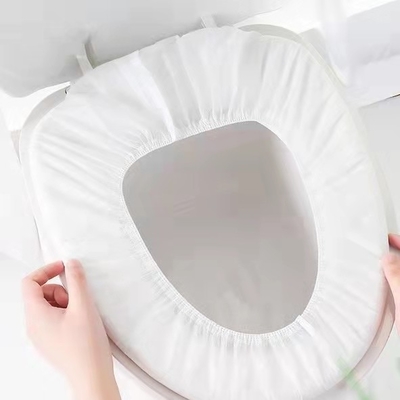 Elastik ile Hijyenik Su Geçirmez Tek Kullanımlık Dokuma Klozet Kapağı